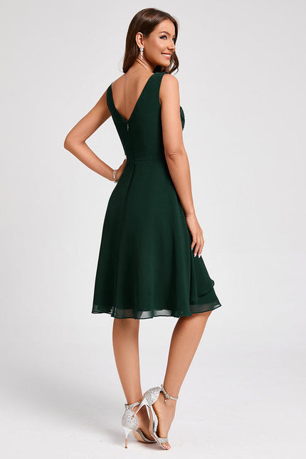 Robe Cocktail Émeraude Élancée - gallery 1