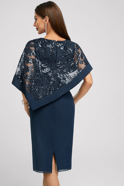 Robe Cocktail Nuit Marine Chic - gallery 6