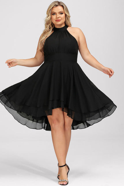 Robe Cocktail Fluide Éclatante - gallery 6