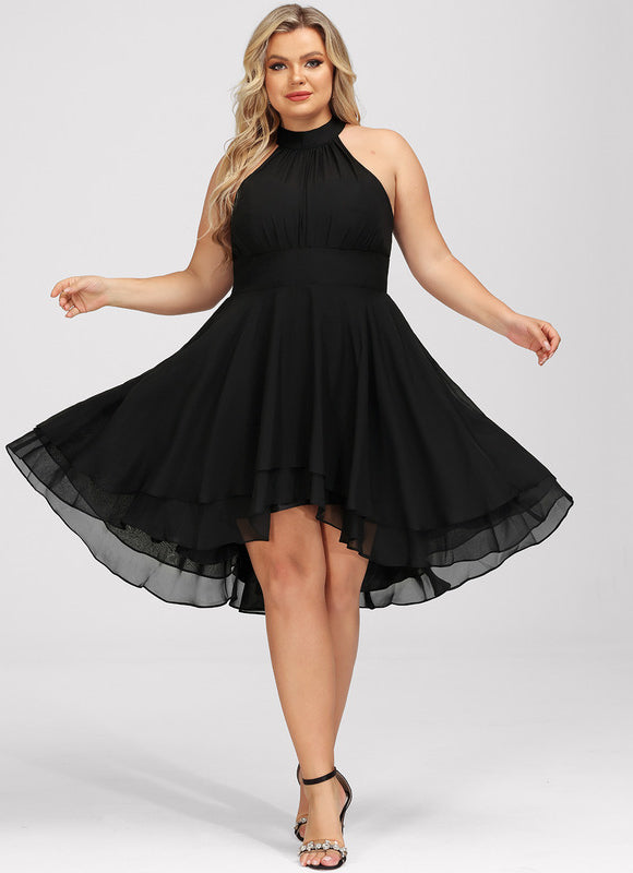 Robe Cocktail Fluide Éclatante - gallery 6