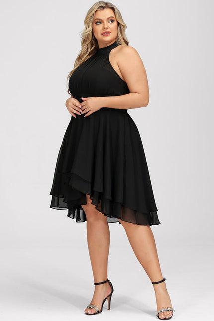 Robe Cocktail Fluide Éclatante - gallery 7