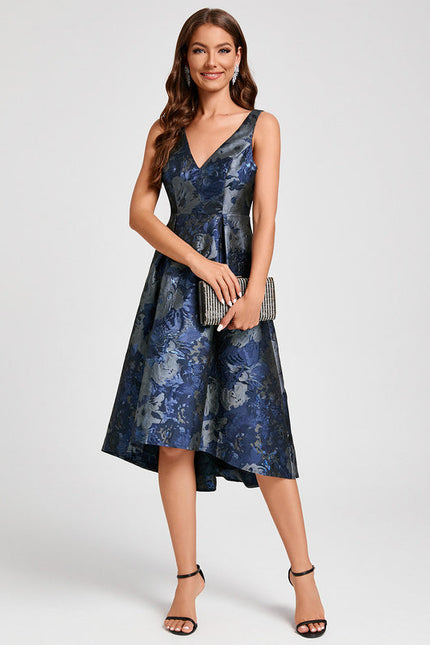 Robe Cocktail Éclat Floral - gallery 1