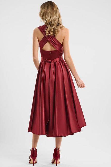 Robe Cocktail Satinée Multi-Style - gallery 7