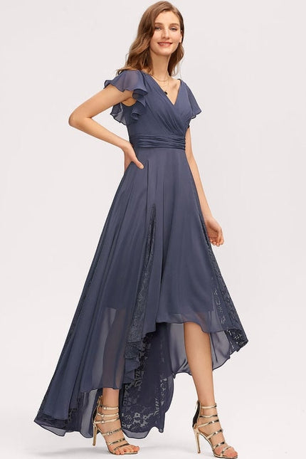 Robe Cocktail Dentelle Dos Nu - gallery 2