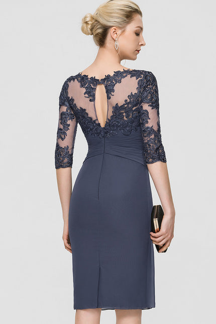 Robe Cocktail Nuit Dentelée Chic - gallery 3
