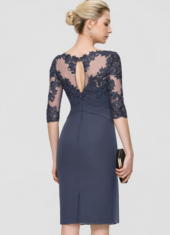 Robe Cocktail Nuit Dentelée Chic - gallery 3