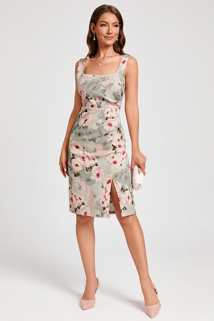 Robe Cocktail Fleurie Élégante - gallery 6