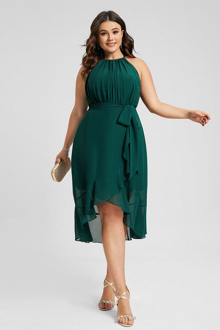 Robe Cocktail Élégance Verdoyante - gallery 8