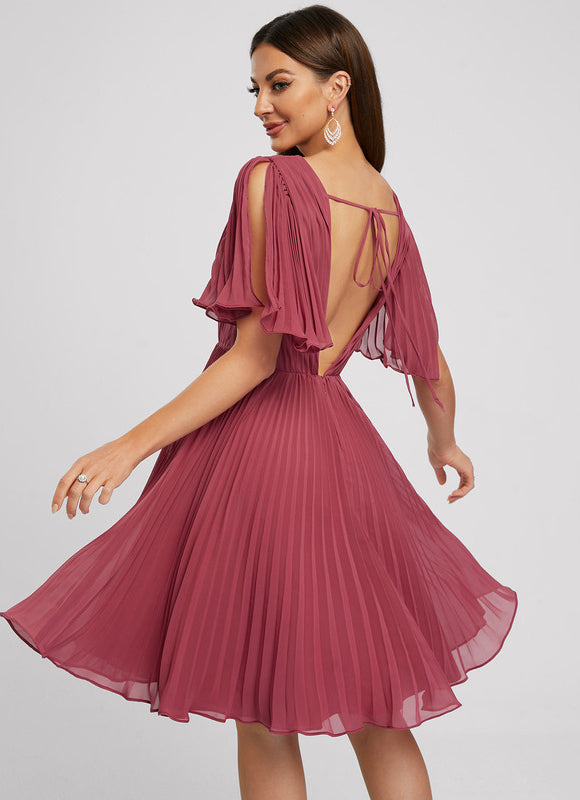 Robe De Cocktail Plissée - gallery 2