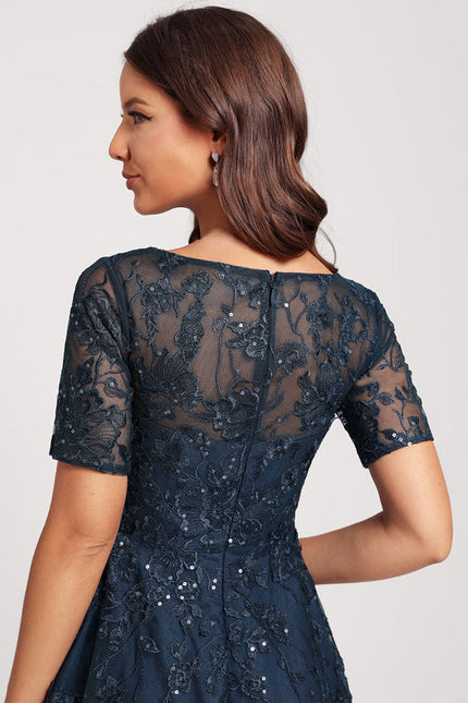 Robe De Cocktail En Dentelle De Calais - gallery 6