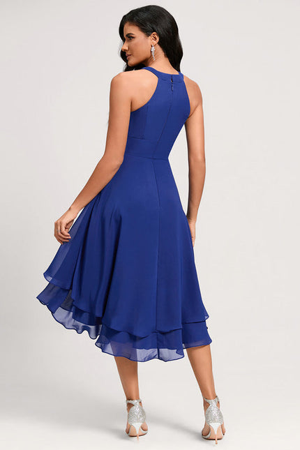 Robe Cocktail Fluide Éclatante - gallery 4