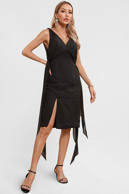 Robe Cocktail Élégante Marine