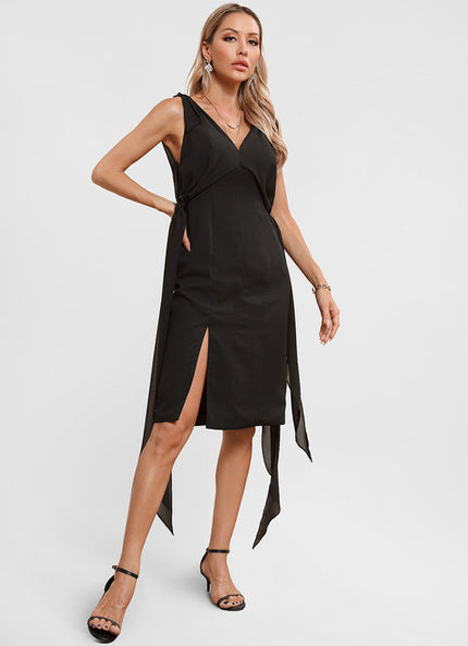 Robe Cocktail Élégante Marine