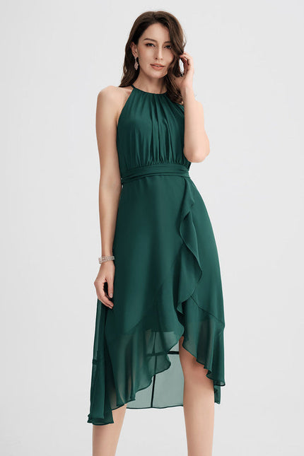 Robe Cocktail Élégance Verdoyante - gallery 4