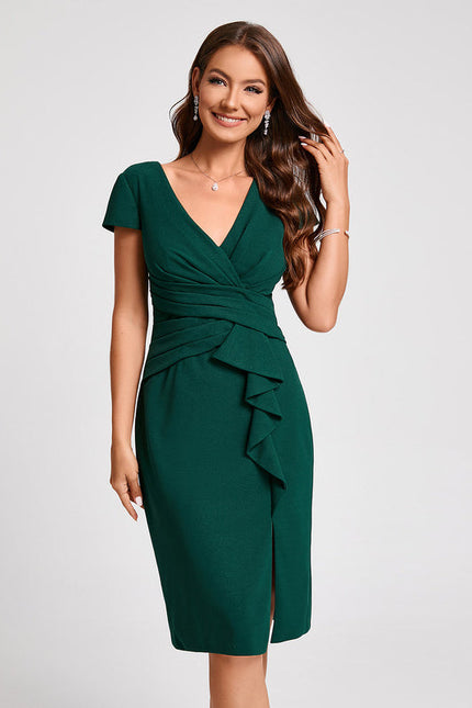 Robe De Cocktail Fourreau - gallery 1