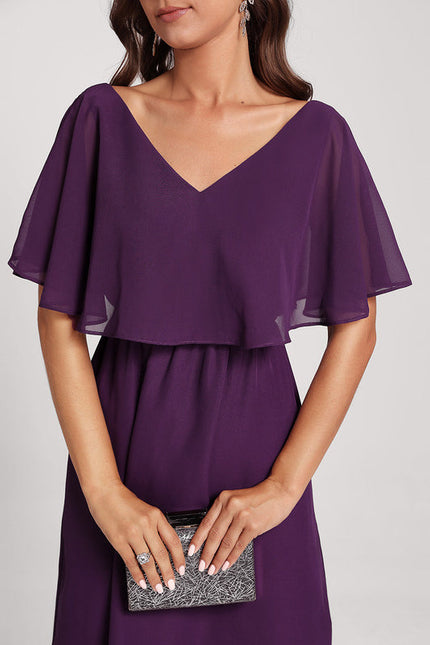 Robe Cocktail Élégante Marine - gallery 2