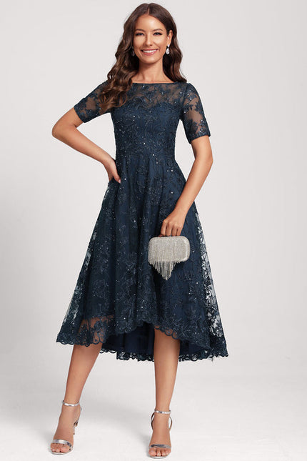 Robe De Cocktail En Dentelle De Calais - gallery 4