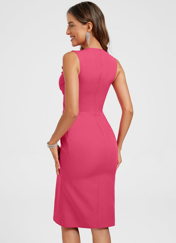 Robe De Cocktail Fourreau - gallery 5