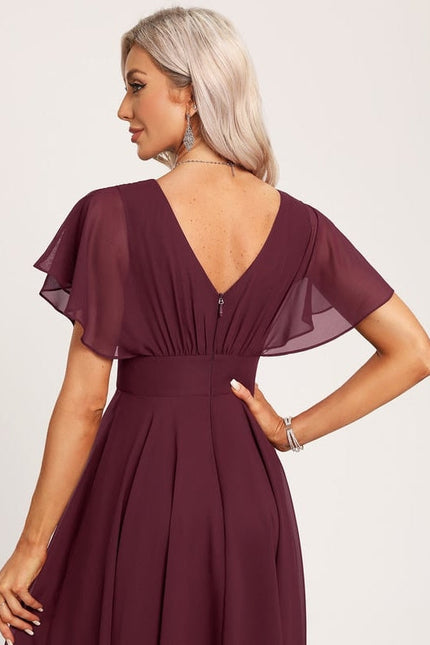 Robe Cocktail Bourgogne Fluide - gallery 5