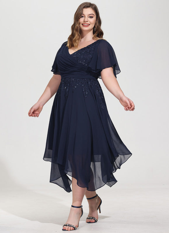 Robe Cocktail Noire Élégante - gallery 9