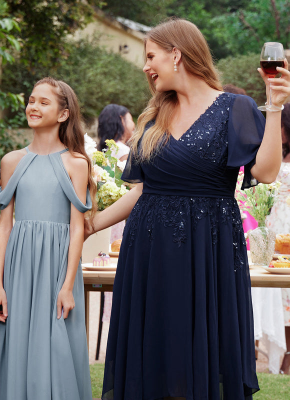 Robe Cocktail Noire Élégante - gallery 7