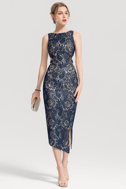 Robe Cocktail Nuit Émeraude Chic
