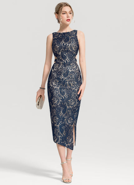 Robe Cocktail Nuit Émeraude Chic