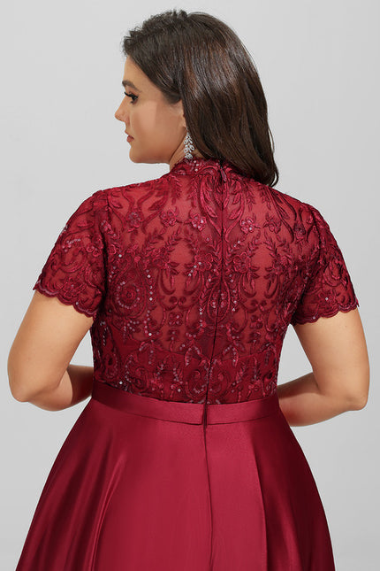 Robe Cocktail Rouge Élégance - gallery 8