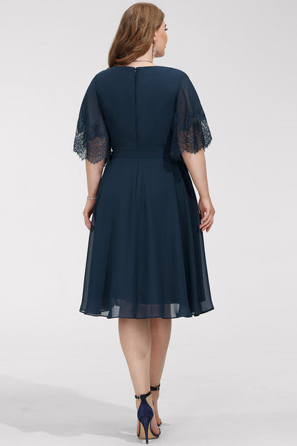 Robe Cocktail Tulle Pétale Chic - gallery 7