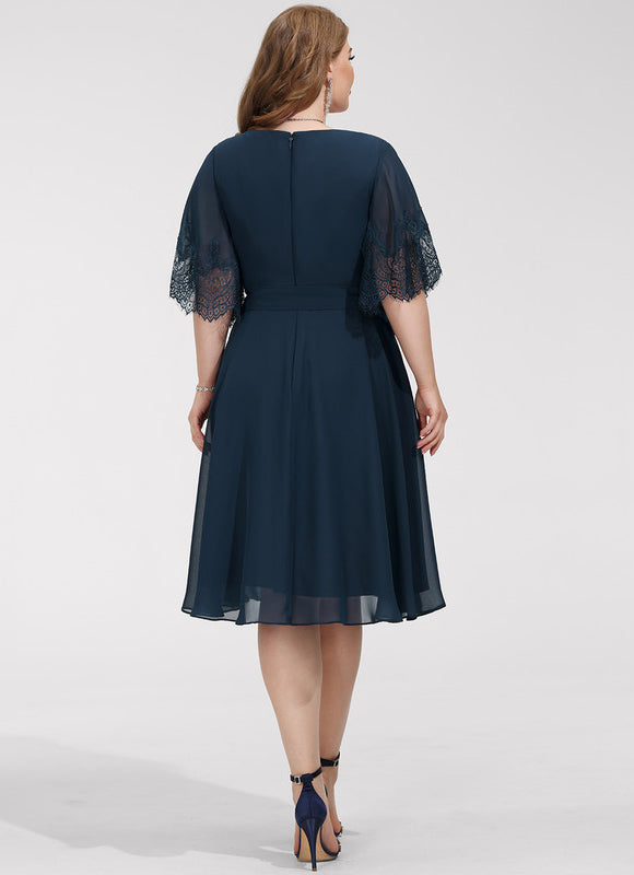 Robe Cocktail Tulle Pétale Chic - gallery 7