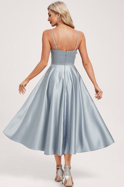 Robe Cocktail Élégance Satinée - gallery 4