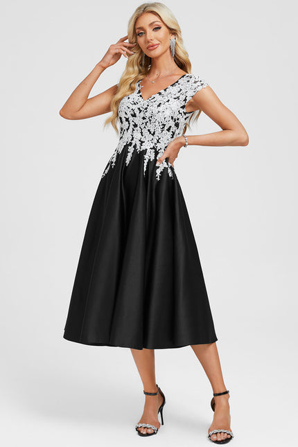 Robe Cocktail Longueur Mollet