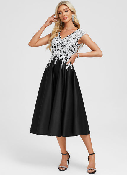 Robe Cocktail Longueur Mollet