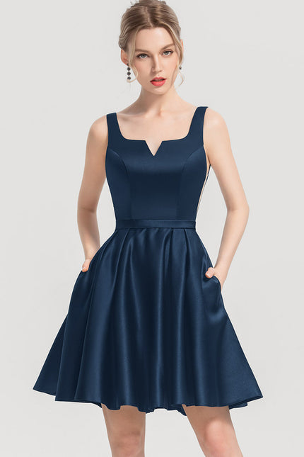 Robe Cocktail Nuit Satinée - gallery 2