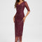 Robe Cocktail Dentelle