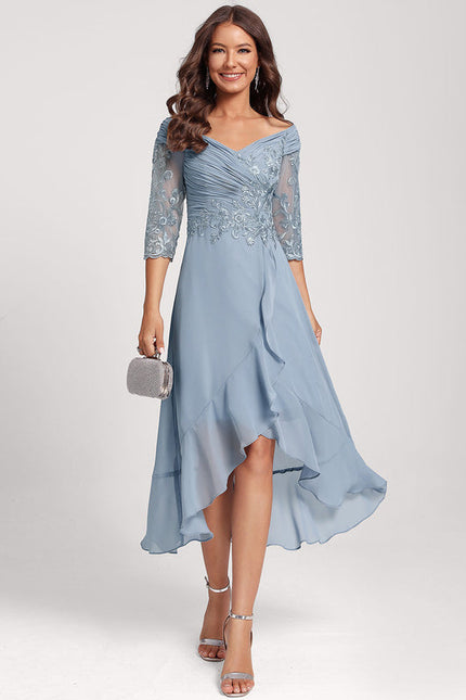 Robe Cocktail Étoilée Noire - gallery 1