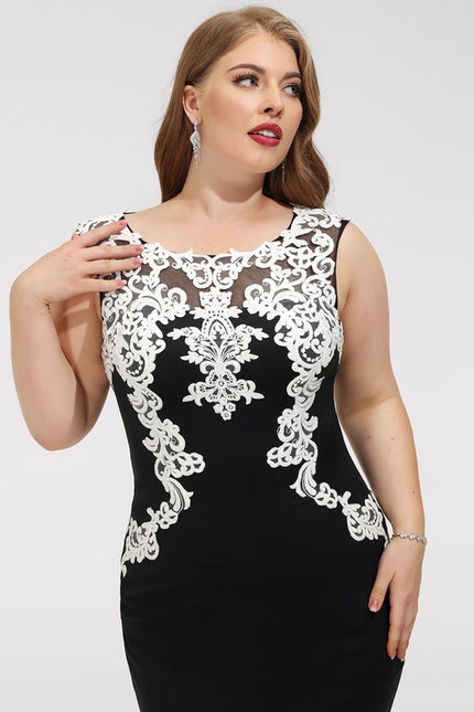 Robe Cocktail Noire Dentelle - gallery 8