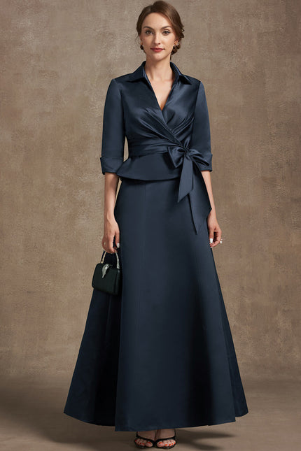 Robe Cocktail Satin Élégant