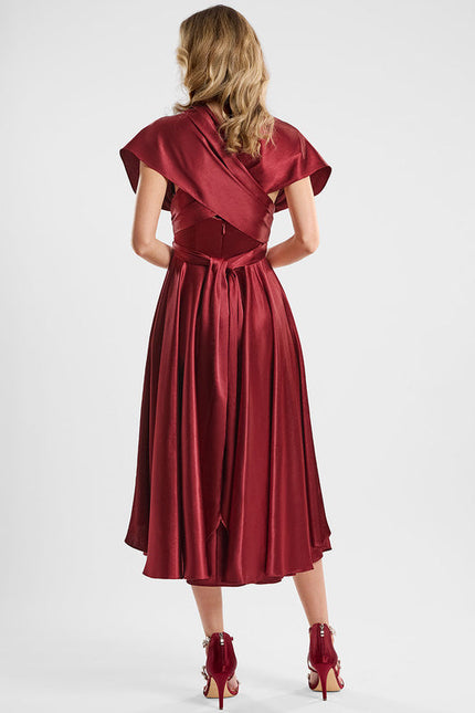 Robe Cocktail Satinée Multi-Style - gallery 4