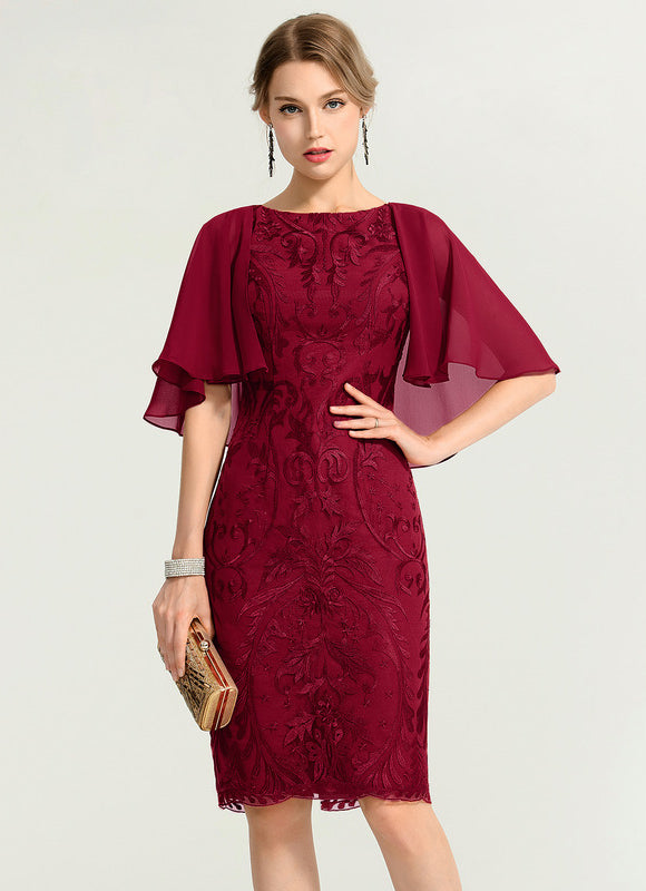 Robe Cocktail Nuit Dentelée Chic - gallery 3