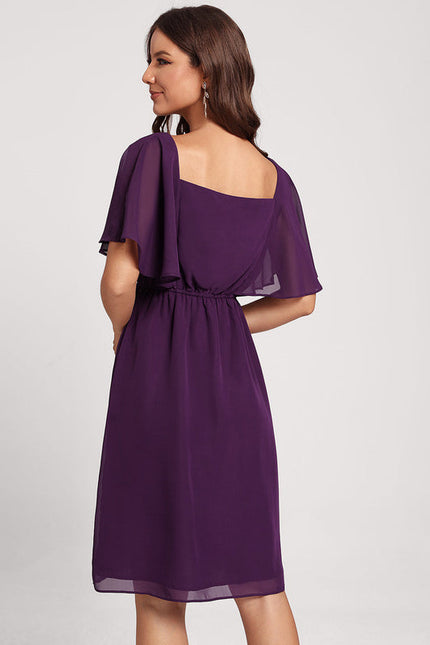 Robe Cocktail Élégante Marine - gallery 1