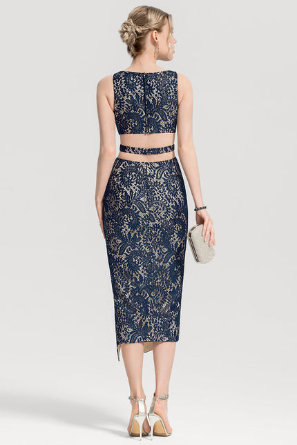 Robe Cocktail Nuit Émeraude Chic - gallery 3