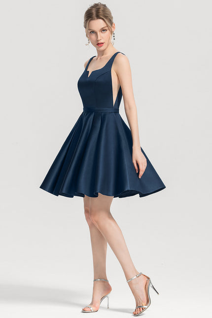Robe Cocktail Nuit Satinée - gallery 1