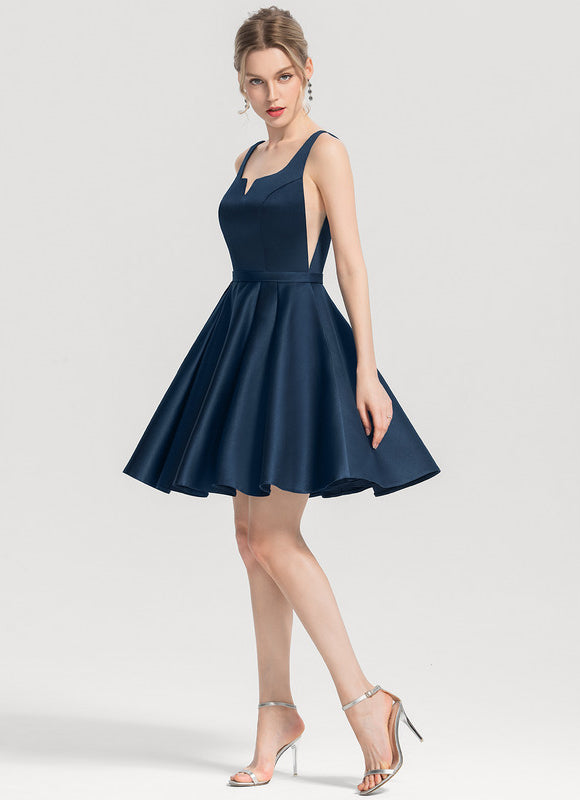 Robe Cocktail Nuit Satinée - gallery 1