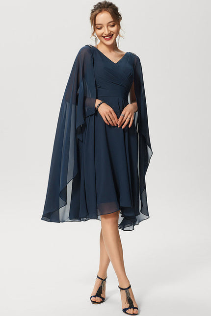 Robe Cocktail Voile De Minuit - gallery 1