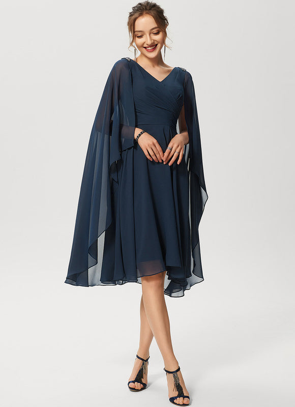 Robe Cocktail Voile De Minuit - gallery 1