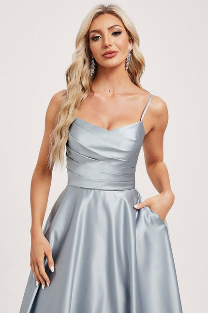 Robe Cocktail Élégance Satinée - gallery 3