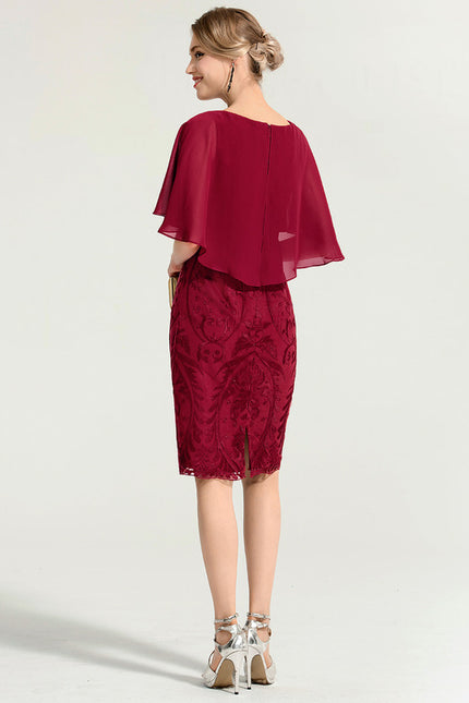 Robe Cocktail Nuit Dentelée Chic - gallery 1