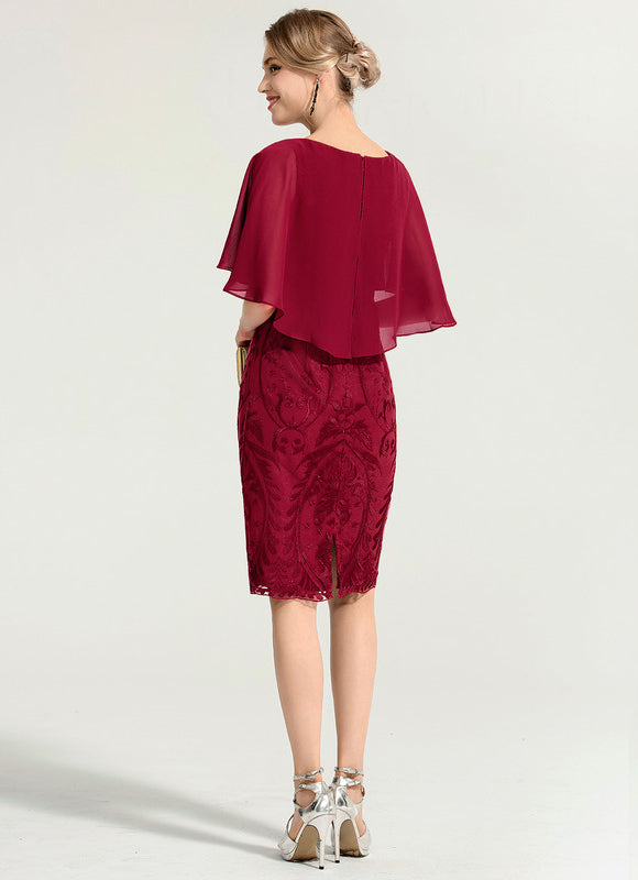 Robe Cocktail Nuit Dentelée Chic - gallery 1