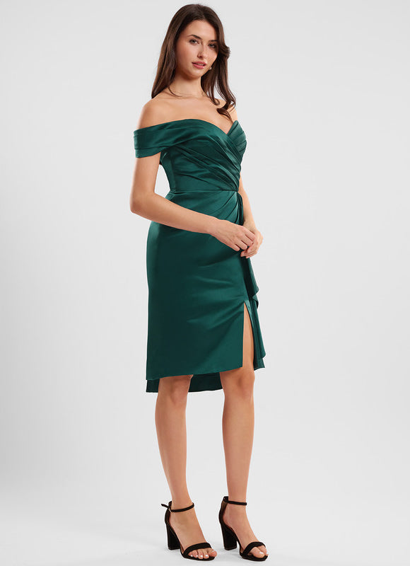 Robe Cocktail Satin Luxe - gallery 1